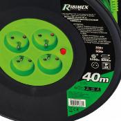 Enrouleur de Câble électrique 4 prises 40 M 3100 W