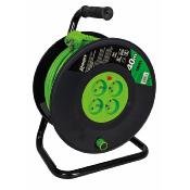 Enrouleur de Câble électrique 4 prises 40 M 3100 W
