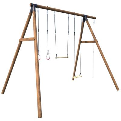 Portique en bois pour ados GALDAR,  Dim.400x364x310cm, âges 14 ans+