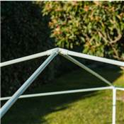 Tente de reception tonnelle barnum 3x3 hauteur 250cm blanc