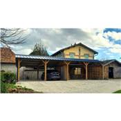 Abri Deux Pentes Faitage Dcal, Bois DOUGLAS