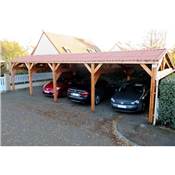 Abri Deux Pentes Faitage Dcal, Bois DOUGLAS