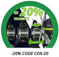 20% de remise sur nos aspirateurs &agrave; cendres fabrication italienne Ribimex avec le code promotionnel CEN-20 jusqu'au 2 avril 2026, pour entretenir, po&ecirc;les, chemin&eacute;es, inserts, barbecue, chez Bricommerce