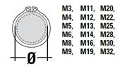 Boite de 300 circlips extérieurs