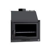 Foyer barbecue  en fonte 80 cm à encastrer avec grille FM série BH-180