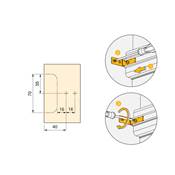 Kit 2 profils centraux Gola meubles cuisine long. 2,35m accessoires alu. blanc