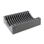 Kit rangement assiettes 13 assiettes maximum plastique Anthracite