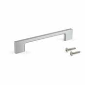 Lot 5 poignées meubles Montréal L192mm entraxe 160mm Zamak chromé