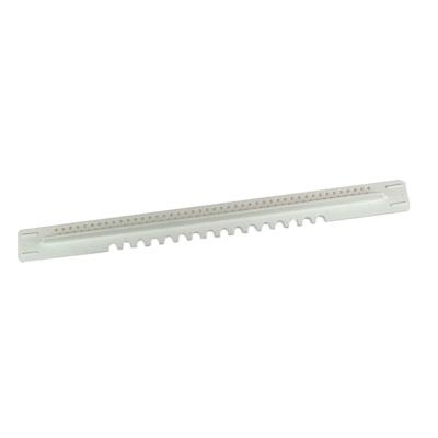 Porte entrée plastique standard 8,5 mm blanche apiculture