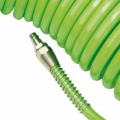 Tuyau air 10m spiralé 8x12mm BASF PU raccordé compresseur