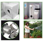 Pompe à eau de surface multicellulaire 4 turbines tout inox 950 w qualité alimentaire