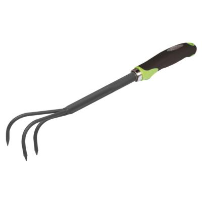 Griffes à 3 dents acier revêtement antirouille manche ergonomique