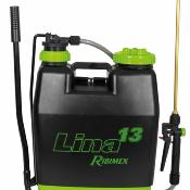 Pulvérisateur à dos pression entretenue Lina 13 contenance 14,50 Litres, lance et buse laiton
