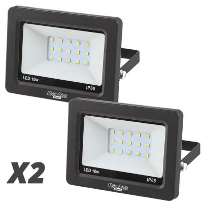 Lot de 2 Projecteurs à LED 10 watt 750 lumen IP65 mural