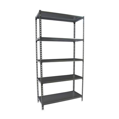 Étagère en métal anthracite 5 étagères charge 120 kgs dim.2000x1100x500mm sans vis