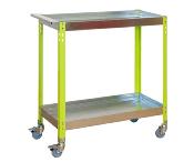 Chariot en métal vert charge 75 kgs dim.103x90x40mm à visser