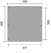 Carport double 616 A avec arcs