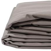 Voile d'ombrage triangulaire taupe 160g/m2 dim.5x5x5m