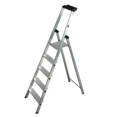 Escabeau pro alu avec marches profondes de 9 cm