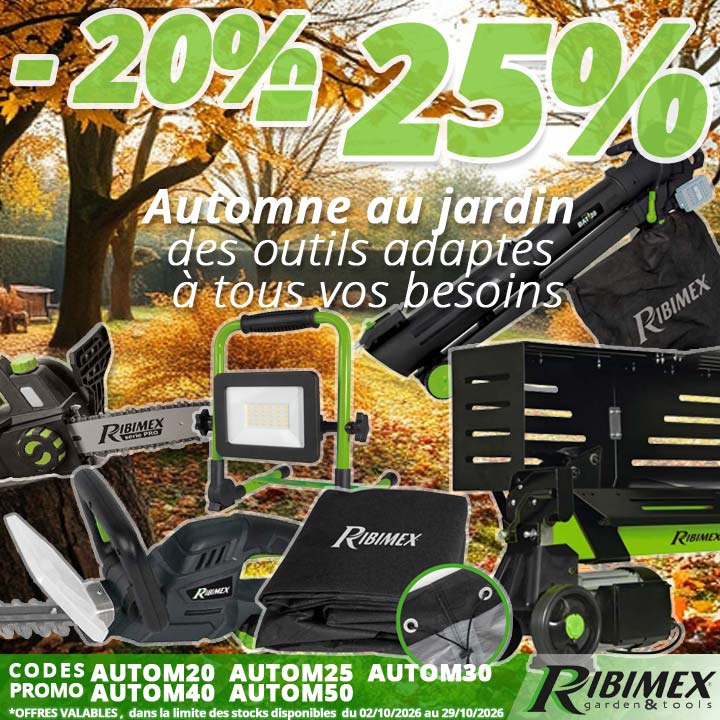 Profitez de notre offre exclusive , 20% de remise sur les pulvérisateurs Ribimex avec le code PULVE-26 chez Bricommerce