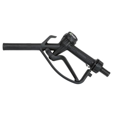 Pistolet gasoil plastique raccord cannelé 1" x 20 mm