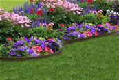 Bordure de jardin fine coloris terre 6mx0,5cmx9cm