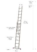 Échelle transformable 2 plans 2x8 échelons