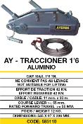 Palan de traction 1.6 T AY-TRAC ALUMINIUM