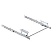 Coulisses table extensible relevable Oplà  Top alu. Acier inox anodisé