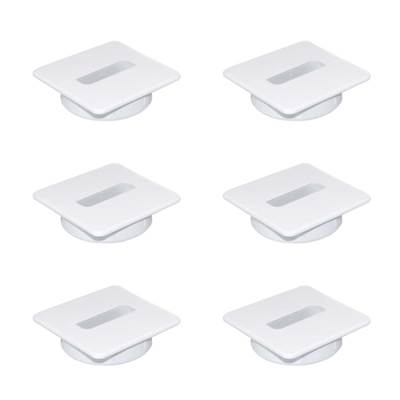 Passe-câble table Plastwin plastique blanc plastique