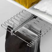 Porte-pantalons extractible en Acier