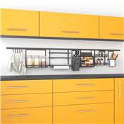 Lot 5 crochets muraux Titane suspendre les accessoires cuisine au mur Titane acier Anthracite