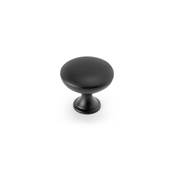 Lot 10 boutons meubles Cancún diam. 28.5mm Zamak noir