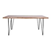 Table de salle à manger style rustique industriel 220cm