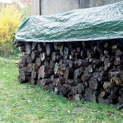 Bâche légère spéciale bois 1.6x6m