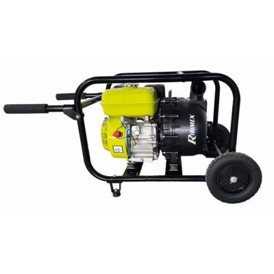 Motopompe eau de mer 212cc 35m3/h sur roues
