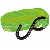 Lot de 4 sangles bagages à cliquet 25mmx3m 500kgs avec crochets