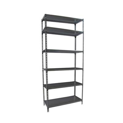 Étagère en métal anthracite 6 étagères charge 180 kgs dim.2500x800x500mm sans vis