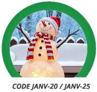 La bonne ann&eacute;e chez Bricommerce avec 20 et 25% de remise code promo JANV-20 et JANV-25 pour se faire plaisir !