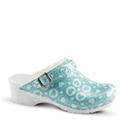 Sabot WORKING HEROES turquoise et blanc