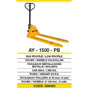 Transpalette 1500 Kgs AY-1500-PB