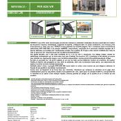 Pergola aluminium structure blanche 12 m² toile d'ombrage