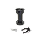 Lot 10 kits pieds réglage meubles pré-assemblée haut. 100mm réglable 98-115mm plastique Noir