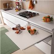 Coulisses table rallonge Coktail Reverse H35 alu. Inox anodisé
