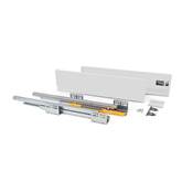 Tiroir ext. Concept 30kg haut. 138mm prof. 350mm Acier blanc