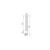 Tiroir ext. Vertex 40kg haut. 131mm prof. 450mm Acier Gris peint