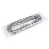 Joint brosse anti poussière autocollant haut. 17 mm rouleau 10m Gris 10 m