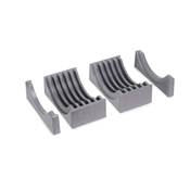 Kit rangement assiettes 13 assiettes maximum plastique Gris