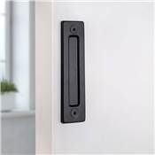 Poignée portes coulissantes bois Pasadena long. 240 mm entraxe 180 mm Acier Noir texturé