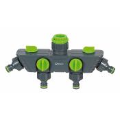 Nez de robinet bimatière 4 circuits